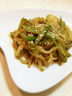 もやしとにんにくの芽の副菜(おつまみ)-レシピのメイン写真