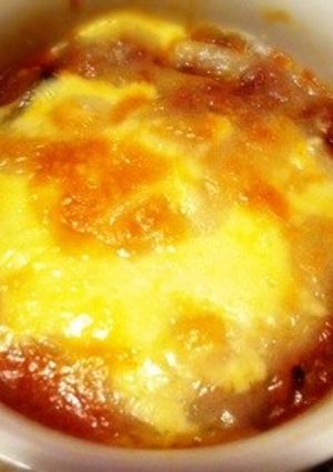 ナス入り♡ミートソースの餅グラタン-レシピのメイン写真
