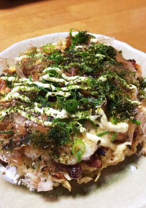 あっさり醤油味お好み焼き とろろのせ-レシピのメイン写真