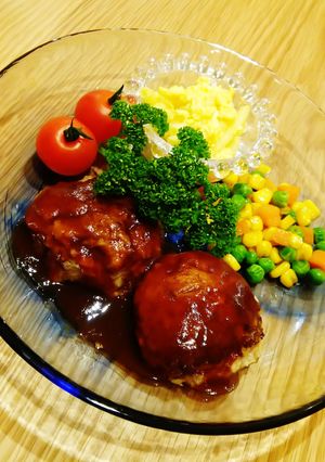 ふわふわ！我が家の基本のハンバーグ-レシピのメイン写真