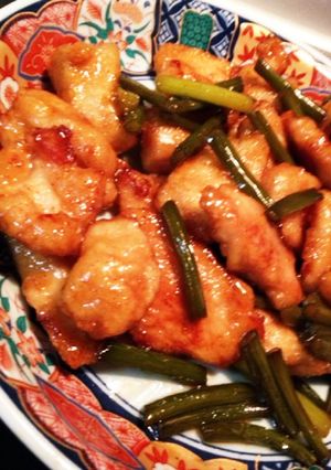 胸肉とニンニクの芽の甘酢餡(弁当冷凍)-レシピのメイン写真