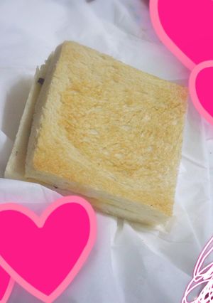 夜食にピッタリ！おいしぃ、ホットサンド。-レシピのメイン写真