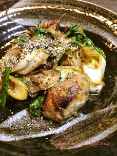 鯖と小松菜の照り焼き風炒め物-レシピのメイン写真