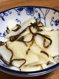 大根の塩昆布ごま和え-レシピのメイン写真