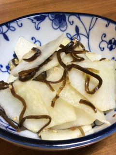 大根の塩昆布ごま和え-レシピのメイン写真