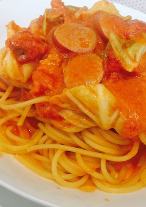 トマトクリーム風パスタ-レシピのメイン写真