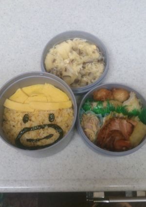 キャラ弁当。カールおじさん!-レシピのメイン写真