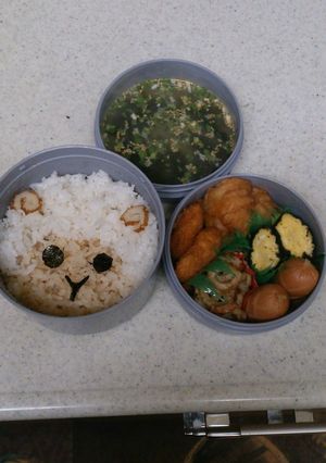 キャラ弁当。羊！-レシピのメイン写真