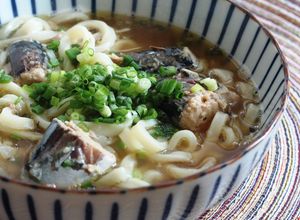 鯖の水煮缶と生姜のぽかぽかうどん-レシピのメイン写真