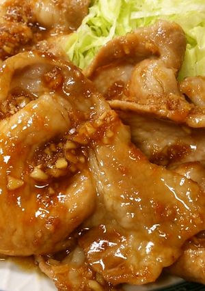 豚ロースのニンニク炒め-レシピのメイン写真