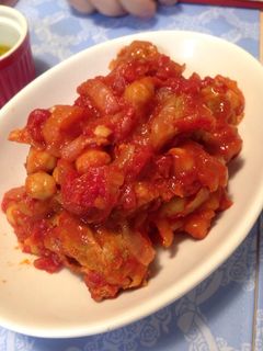豚肉とひよこ豆のトマト煮込み-レシピのメイン写真