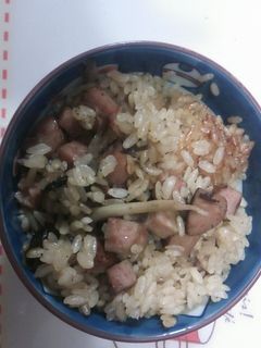 スパム炊き込みご飯-レシピのメイン写真