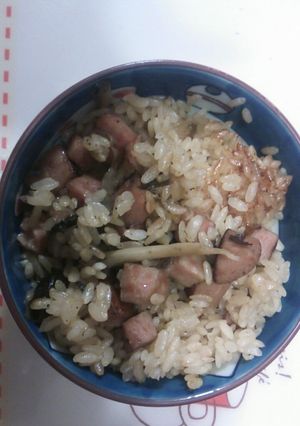 スパム炊き込みご飯-レシピのメイン写真