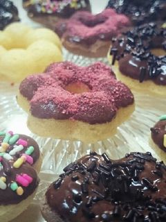 豆腐のヘルシー焼きドーナツ♪-レシピのメイン写真