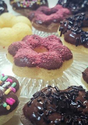 豆腐のヘルシー焼きドーナツ♪-レシピのメイン写真