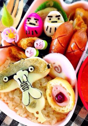妖怪ウォッチよりハナホ人キャラ弁 簡単-レシピのメイン写真