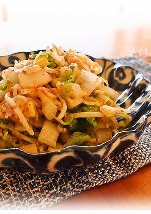 白菜ともやしのごまぽん和え-レシピのメイン写真