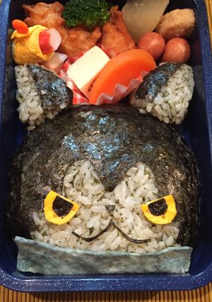 キャラ弁☆ダークニャン☆妖怪ウォッチ-レシピのメイン写真