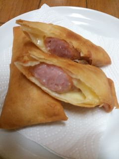 チーズとウインナーの簡単春巻き-レシピのメイン写真