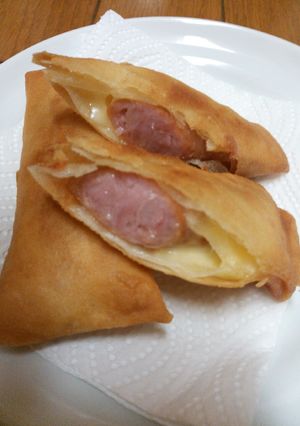 チーズとウインナーの簡単春巻き-レシピのメイン写真