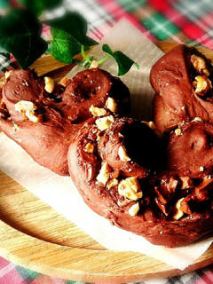 バレンタインに♥ブラウニー風チョコパン-レシピのメイン写真