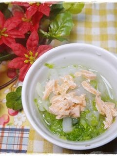 離乳食後期 鮭とかぶと白菜の煮物-レシピのメイン写真