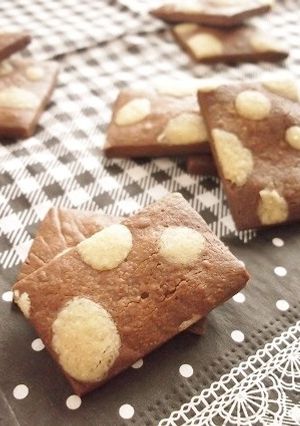バレンタインに♪水玉チョコクッキー-レシピのメイン写真