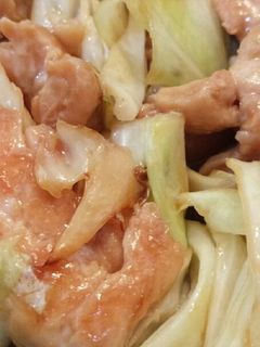 照り鶏とキャベツのバター炒め-レシピのメイン写真