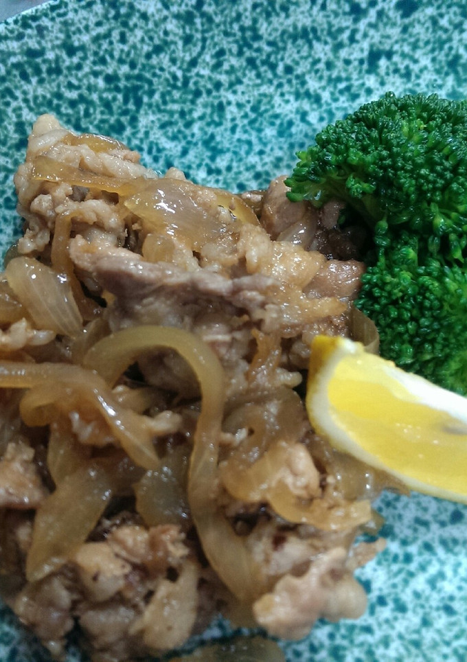 豚のしょうが焼き◆フライパン油不要◆-レシピのメイン写真