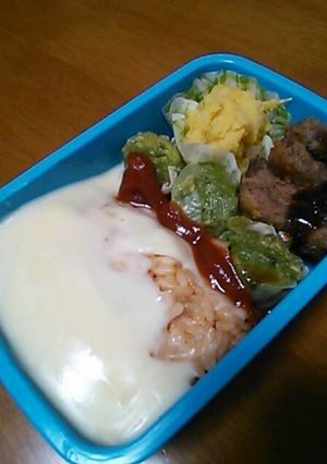 チビ冬の弁当*手抜きなドリア風-レシピのメイン写真
