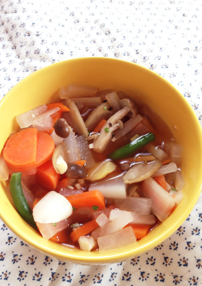 簡単！！野菜たっぷり体ぽかぽかスープ-レシピのメイン写真
