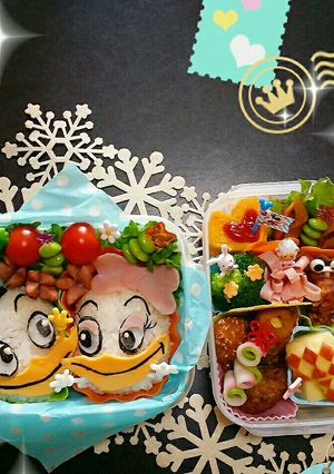 キャラ弁ドナルド&デイジィ作ったょ！-レシピのメイン写真