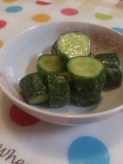 【簡単】中華風?キュウリの浅漬け-レシピのメイン写真