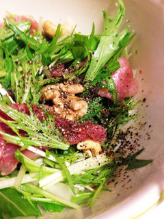 簡単水菜のオシャレサラダ-レシピのメイン写真