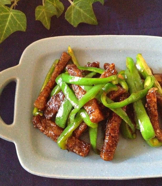 ダイエット＊凍りこんにゃくの青椒肉絲-レシピのメイン写真