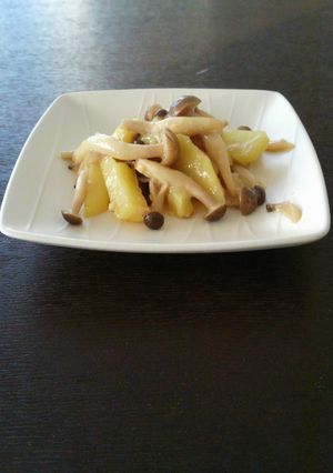 じゃが芋としめじのにんにく味噌炒め-レシピのメイン写真