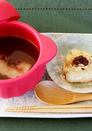 一度で二度おいしい！レンジでぜんざい-レシピのメイン写真