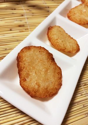 サクッふわっ 山芋の落し揚げ-レシピのメイン写真