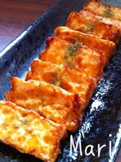 ガリバタ醤油♡カリッとじゅわ〜っと厚揚げ-レシピのメイン写真