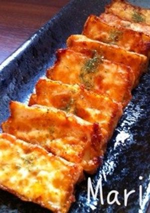 ガリバタ醤油♡カリッとじゅわ〜っと厚揚げ-レシピのメイン写真
