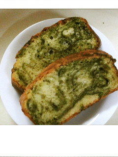 抹茶とバニラのマーブルケーキ-レシピのメイン写真