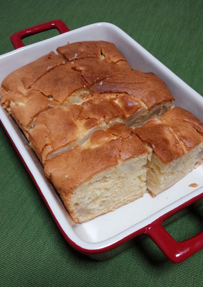 ふわふわしっとり♪りんごのケーキ-レシピのメイン写真