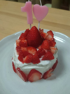 一歳の誕生日ケーキ-レシピのメイン写真