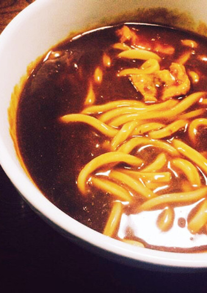 【せんきち風】黒カレーうどん-レシピのメイン写真