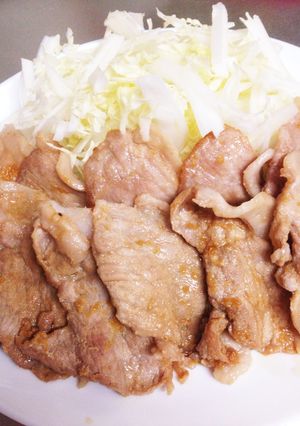 保育園の簡単！豚肉のしょうが焼き-レシピのメイン写真