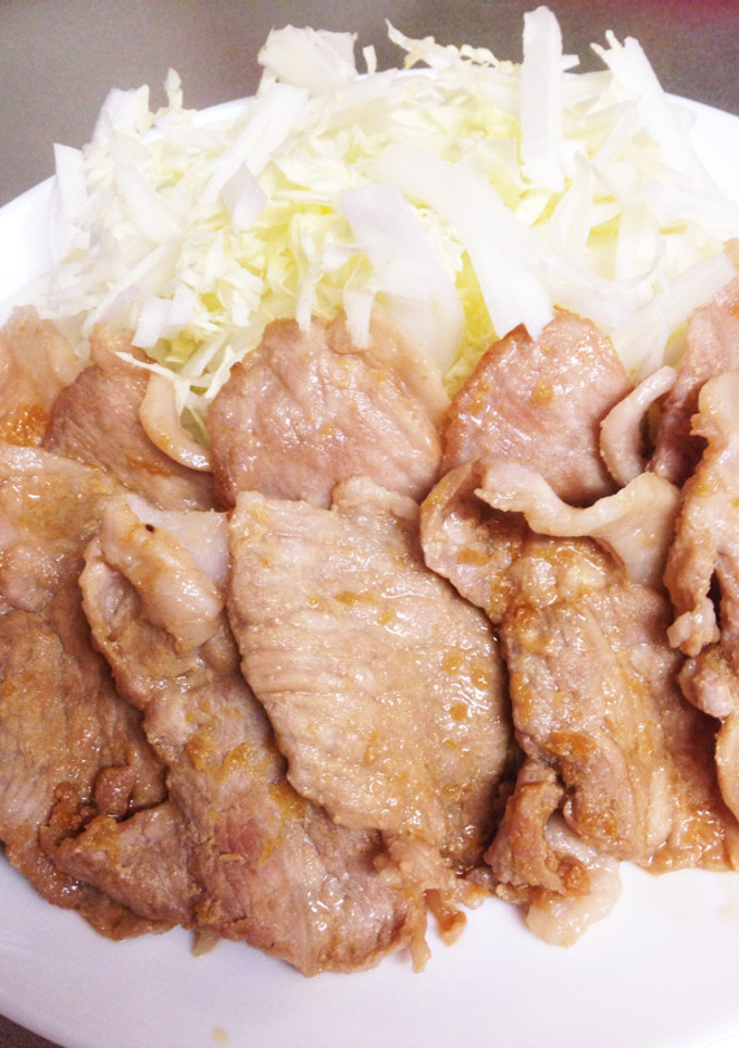 保育園の簡単！豚肉のしょうが焼き-レシピのメイン写真