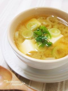 体ポカポカ♡ネギと生姜の味噌スープ-レシピのメイン写真