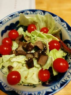 キャベツと煮豚サラダ-レシピのメイン写真