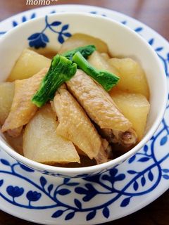 簡単トロトロ~♫鶏手羽中と大根の煮物-レシピのメイン写真
