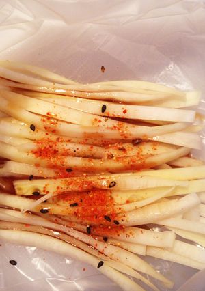 けみアミ美夕の簡単！大根の皮で作る漬物-レシピのメイン写真
